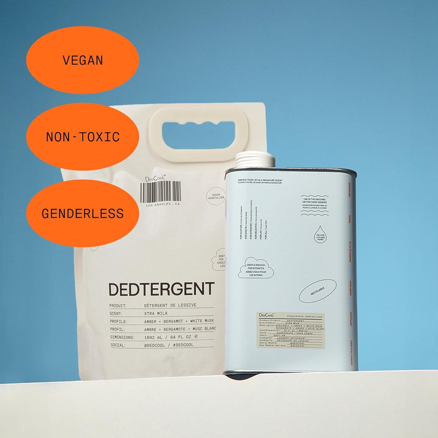 imageDedCool Liquid Laundry Dedtergent Red Dakota Bold Woody Luxurious Fragrance Detergent Removes Stains Infused with Natural Essential Oils NonToxic 60 Washes 32 fl ozXtra Milk