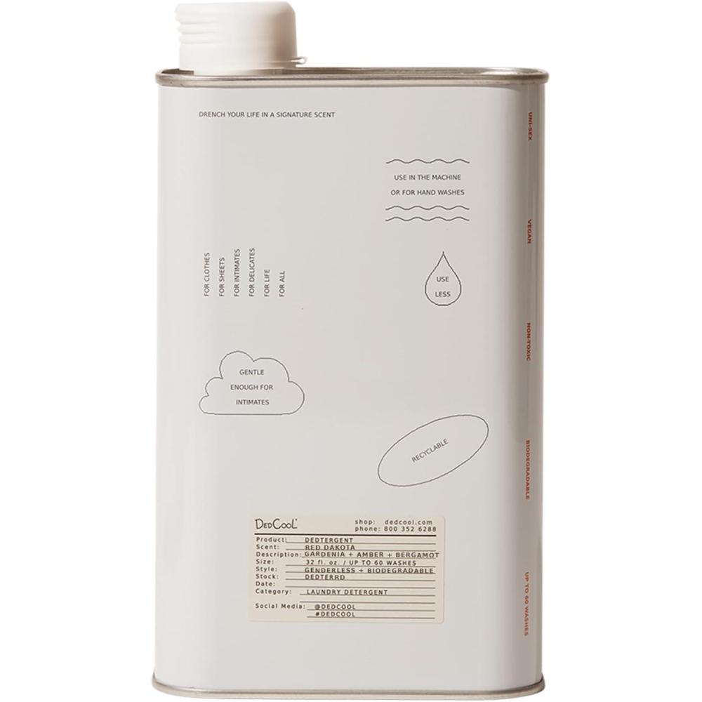 imageDedCool Liquid Laundry Dedtergent Red Dakota Bold Woody Luxurious Fragrance Detergent Removes Stains Infused with Natural Essential Oils NonToxic 60 Washes 32 fl ozRed Dakota