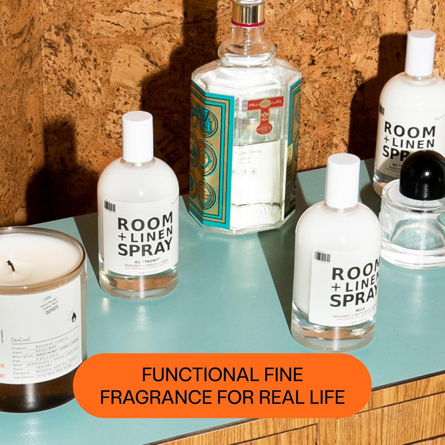 imageDedCool Room Linen Spray 01 Taunt Luxurious Natural Linen amp Fabric Spray NonToxic Essential Oil Infused Home Bedding Couch Closet Bathroom Freshener 3 fl oz01 Taunt