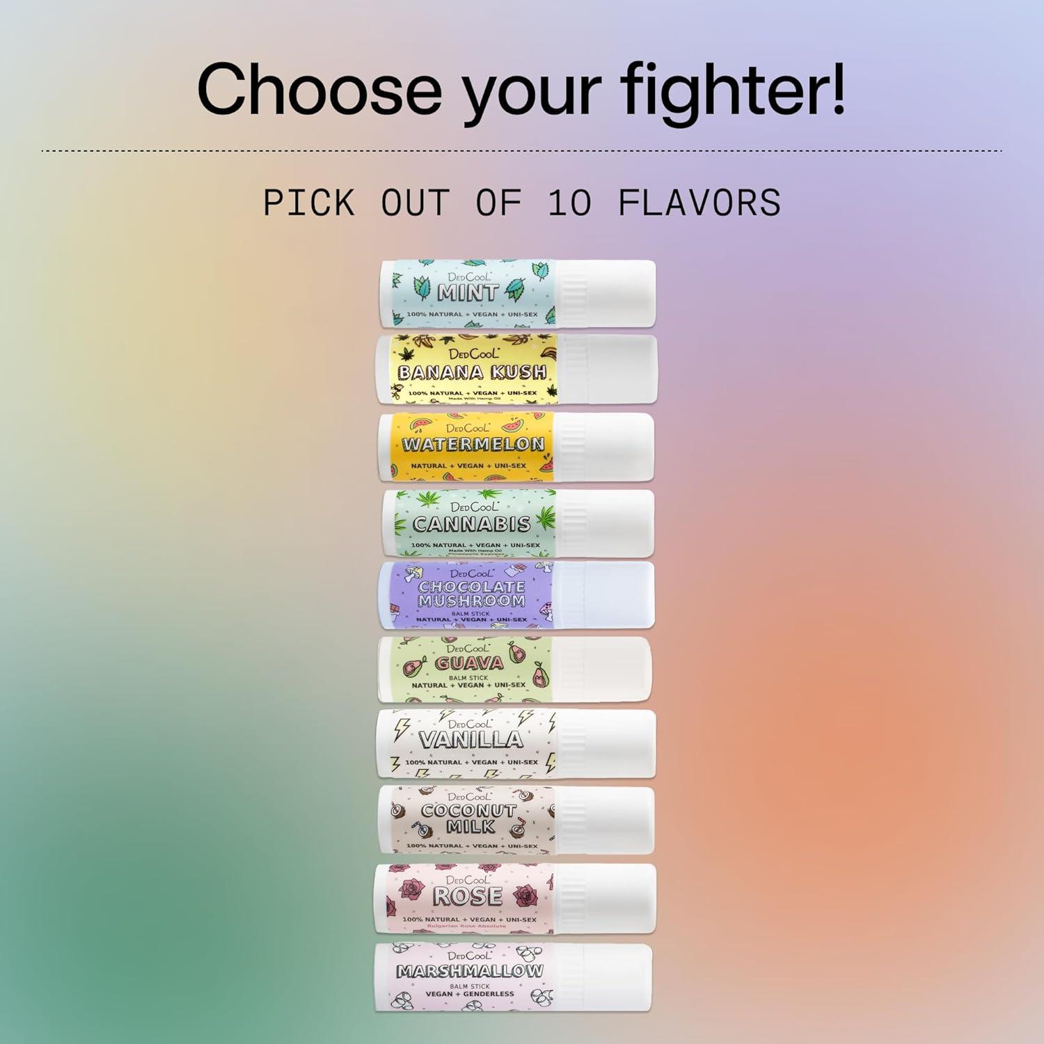 imageDedCool Lip Balm Stick Coconut Milk Jumbo Vegan Flavored Coconut Oil Lip Balm Long Lasting Moisturization Hydrates Dry amp Chapped Lips Vegan Natural Clean NonToxic Fragrance For AllRose