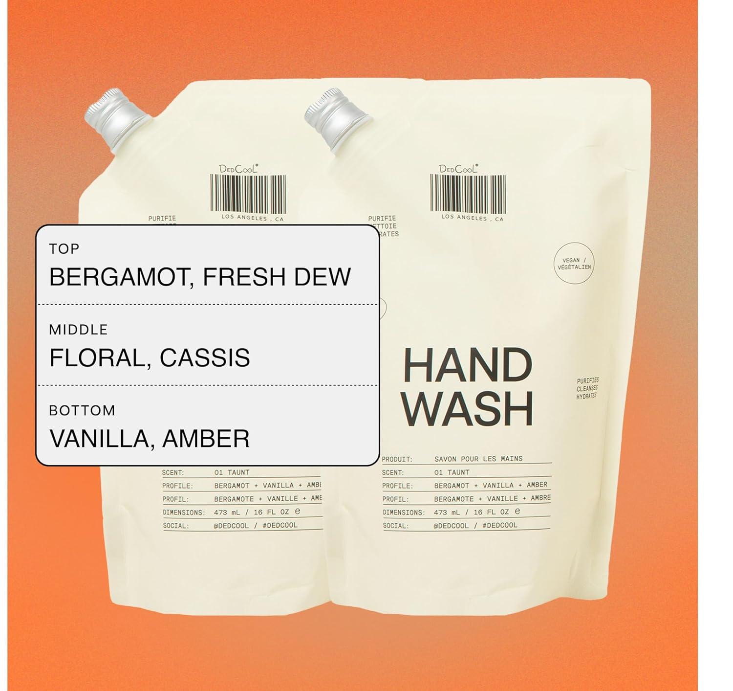 imageDedCool Taunt Hand Wash Moisturizing Hydrating Cleanser Squalane Aloe amp Marshmallow Root NonToxic Vegan CarbonNeutral Gentle Soothing Formula for Daily Use 85 fl ozTaunt