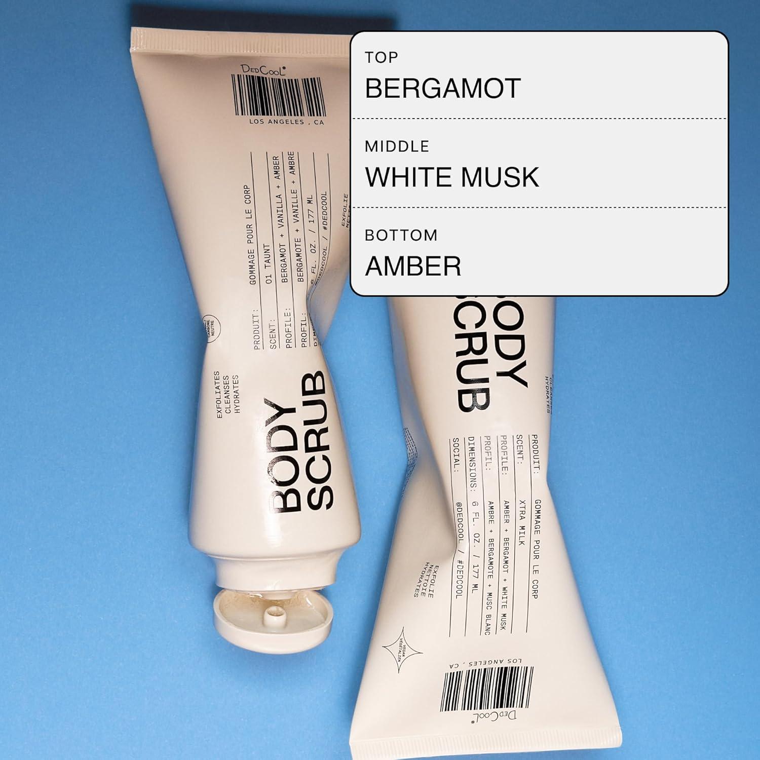 imageDedcool Body Scrub Xtra Milk Gentle Exfoliating Formula with Rice Powder Kakadu Plum amp Coconut Oil RegularFull SizeXMilk