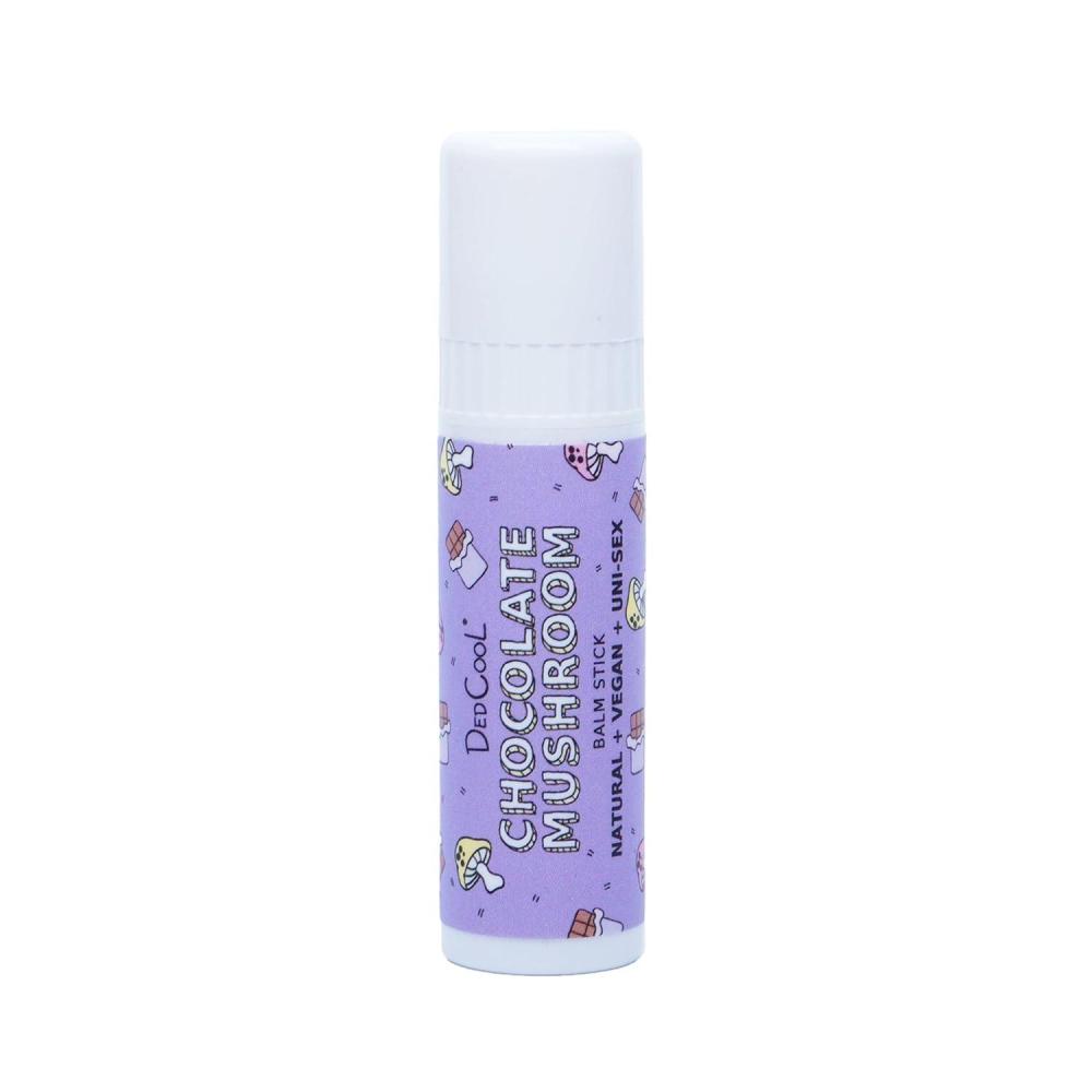 imageDedCool Lip Balm Stick Coconut Milk Jumbo Vegan Flavored Coconut Oil Lip Balm Long Lasting Moisturization Hydrates Dry amp Chapped Lips Vegan Natural Clean NonToxic Fragrance For AllChocolate Mushroom