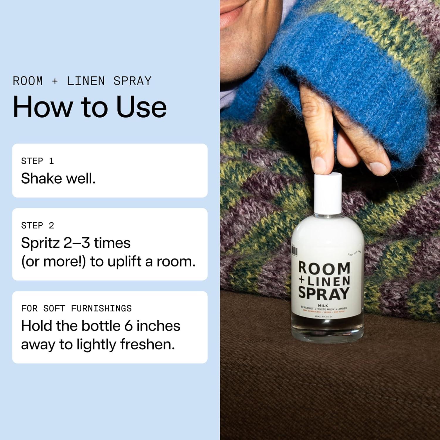 imageDedCool Room Linen Spray amp Liquid Laundry Detergent Bundle Xtra Milk Bergamot White Musk amp Amber StainRemoving Formula Freshens Fabrics amp Home NonToxic Vegan