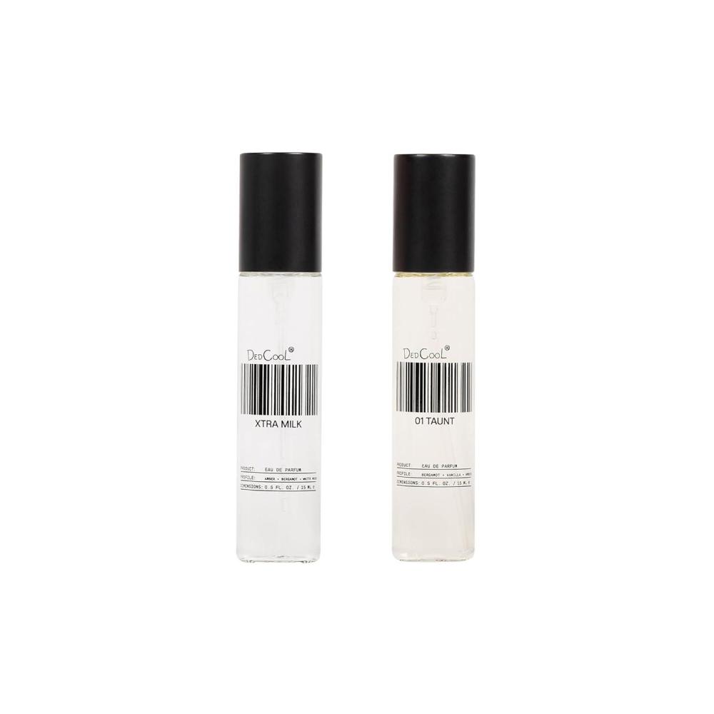 imageDedCool Eau de Parfum 15 mL Duo Xtra Milk amp 01 Taunt Bergamot Vanilla amp Amber Clean LongLasting Unisex Fragrance NonToxic Vegan