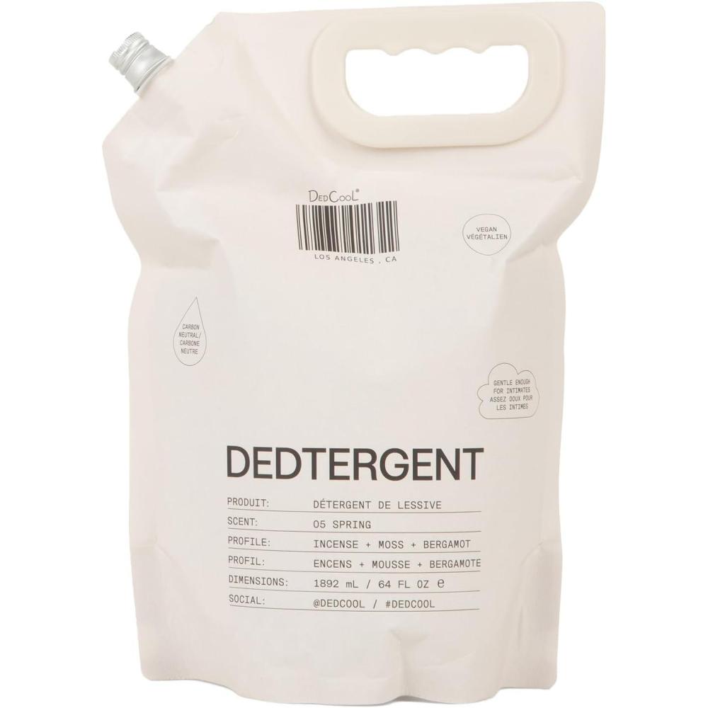 imageDedCool Liquid Laundry Detergent  05 Spring  Fresh Floral Scent  StainRemoving Formula  Infused with Natural Essential Oils  NonToxic  120 Washes  64 fl oz