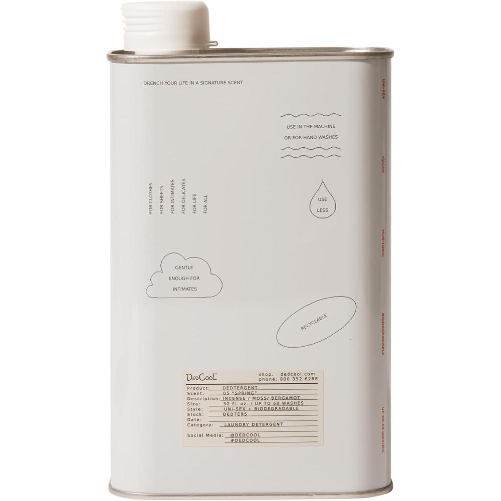 imageDedCool Liquid Laundry Detergent  Mochi Milk  Luxurious Scent  StainRemoving Formula  Infused with Natural Essential Oils  NonToxic  Up to 60 Washes  32 fl oz05 Spring