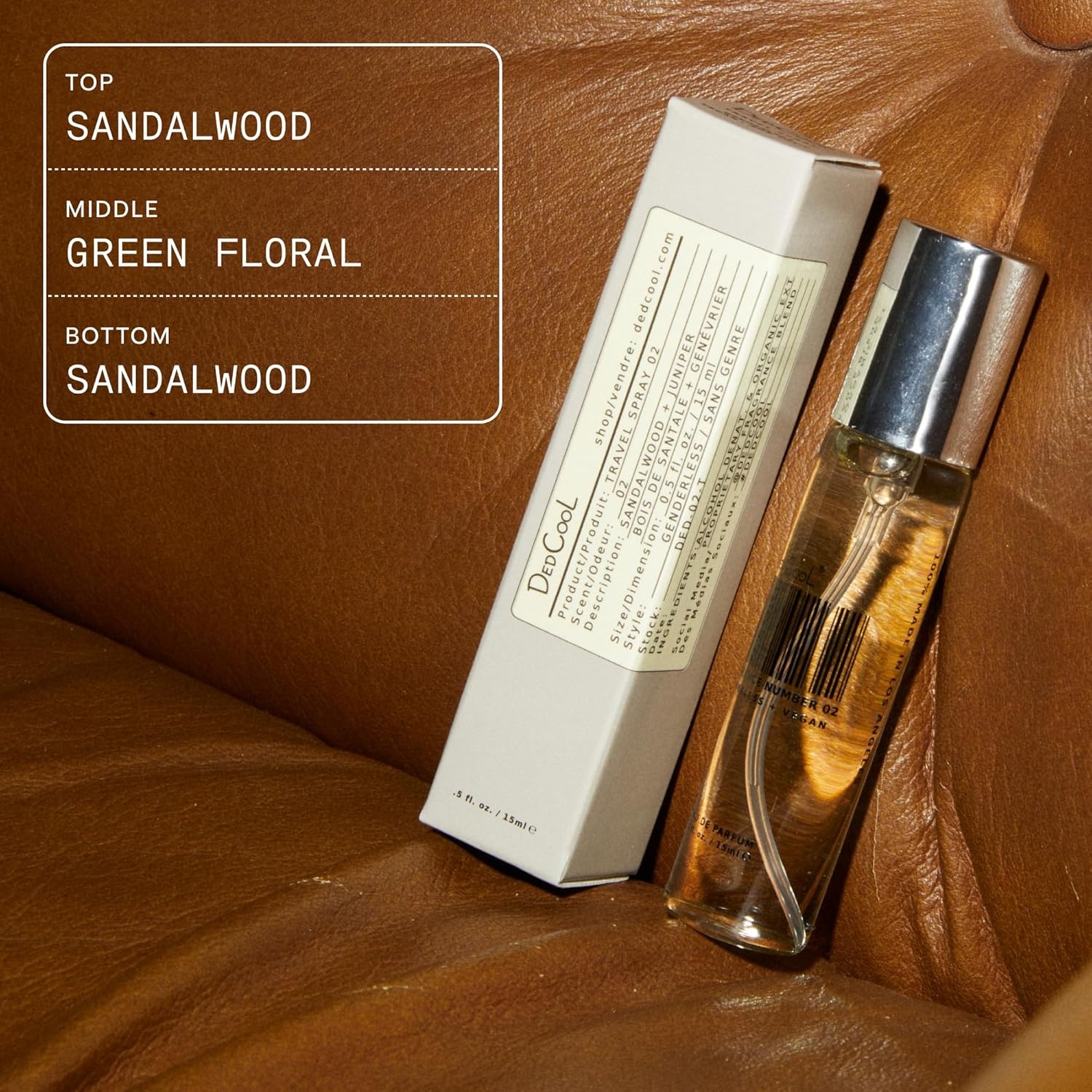 imageDedCool Eau de Parfum Mochi Milk Peach Nectar Marshmallow amp Sweet Rice Milk Clean Unisex Fragrance NonToxic Vegan Travel Size Perfume 15 mLFragrance 02