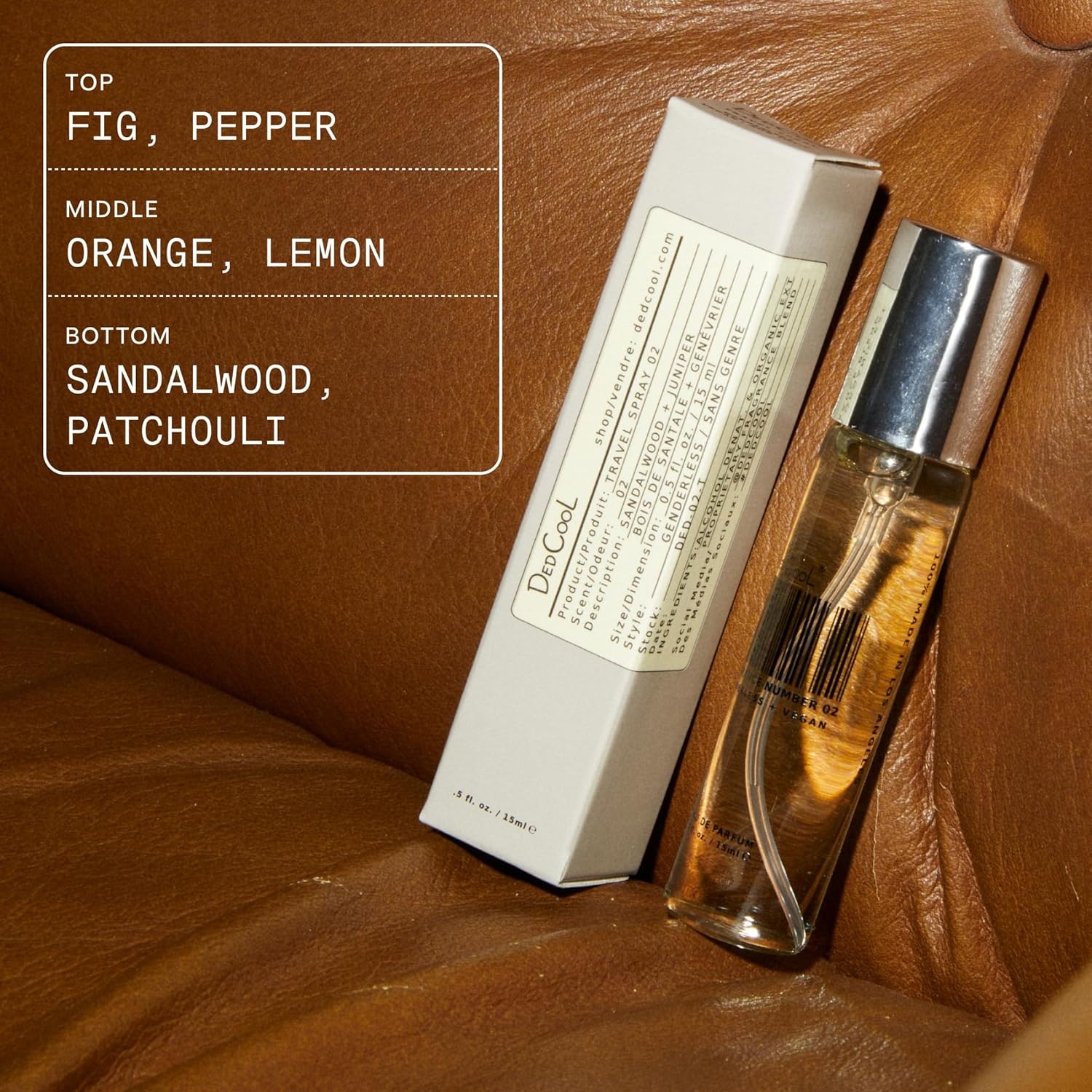 imageDedCool Eau de Parfum Mochi Milk Peach Nectar Marshmallow amp Sweet Rice Milk Clean Unisex Fragrance NonToxic Vegan Travel Size Perfume 15 mLFragrance 04