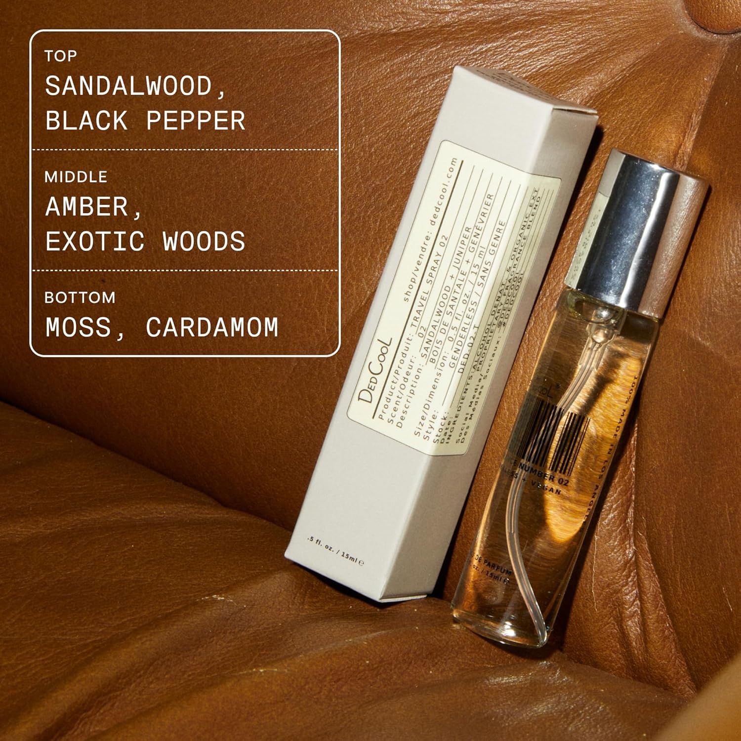 imageDedCool Eau de Parfum Mochi Milk Peach Nectar Marshmallow amp Sweet Rice Milk Clean Unisex Fragrance NonToxic Vegan Travel Size Perfume 15 mLMadonna Lilly