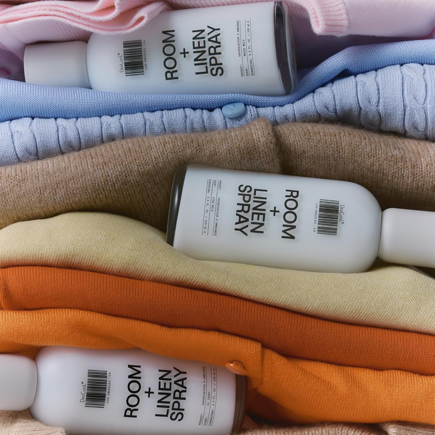imageDedCool Room Linen Spray in Xtra Milk Natural Fabric Spray NonToxic Essential Oil Infused Freshens Home Bedding Couch Closet amp Bath 34 fl ozXtra Milk New Look