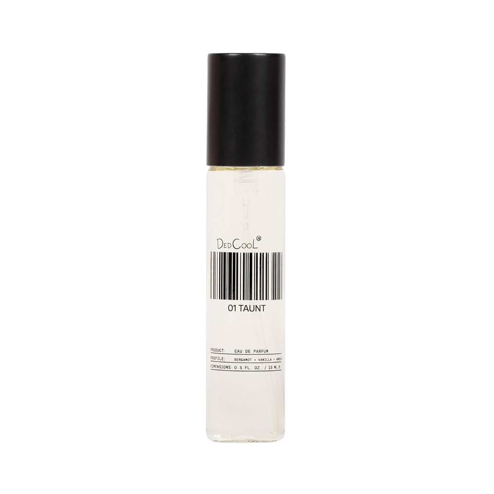imageDedCool Eau de Parfum Mochi Milk Peach Nectar Marshmallow amp Sweet Rice Milk Clean Unisex Fragrance NonToxic Vegan Travel Size Perfume 15 mL01 Taunt