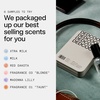 DedCool Fragrance Discovery Set | 12 Eau de Parfum Fragrances | Non-Toxic, Vegan | Travel Size Perfume(Xtra Milk  Milk  Red Dakota  01 Taunt  Madonna Lily  03 Blonde)